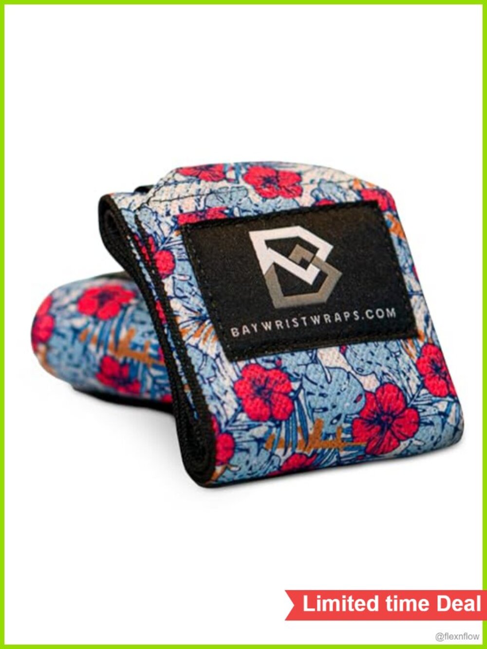 Adjustable Weightlifting Wrist Wraps with Thumb Loop - One Size Fits All